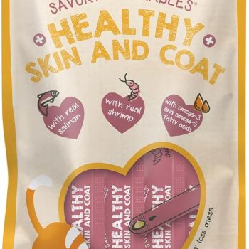 Premio Meowee Skin and Coat  Bolsa con 4 tubos 56 g